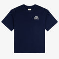 Pointelle Stacked Logo Tee