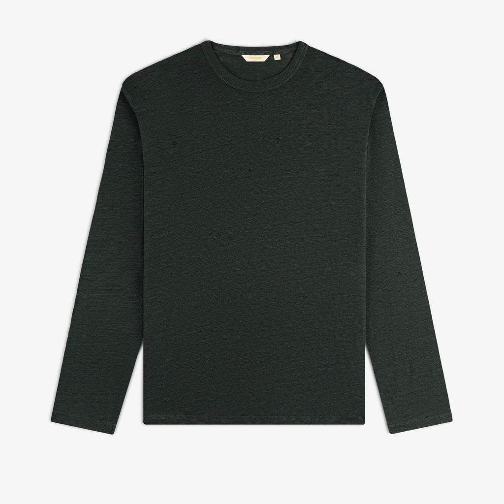 Long-Sleeve Linen Tee