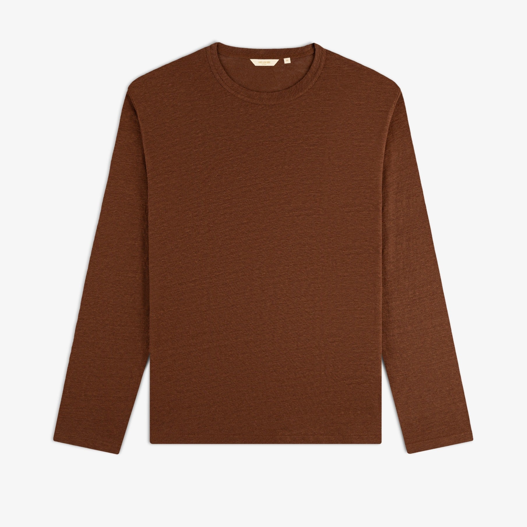 Long-Sleeve Linen Tee